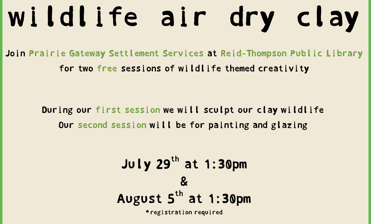 Air Dry Clay info poster
