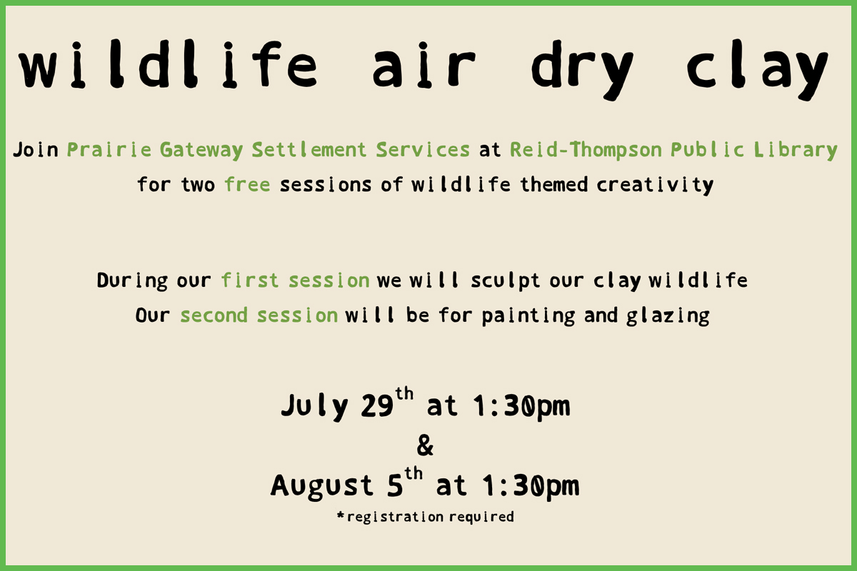 Air Dry Clay info poster